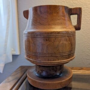 Antique Wooden Pitcher